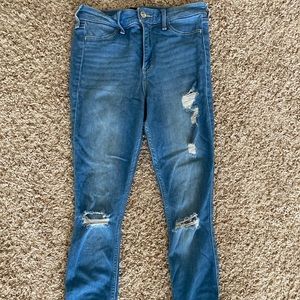 Ripped Hollister jeans